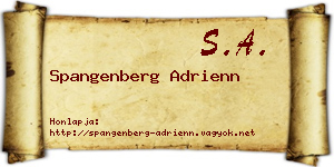 Spangenberg Adrienn névjegykártya